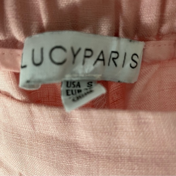 100% Linen High Rise Wide Leg Trousers - Picture 6 of 6